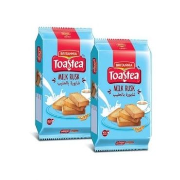 Britannia Milk Rusk, 2 x 310Gm, 12 Pieces Per Carton